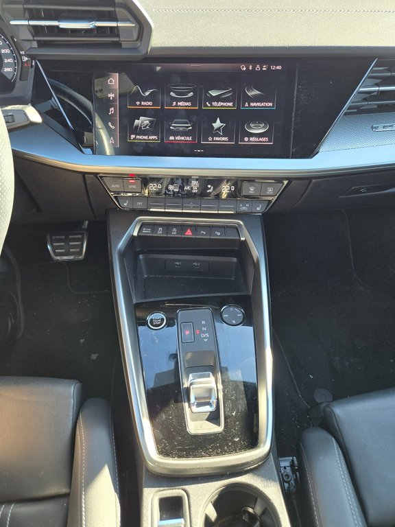 2022 Audi A3 Sedan Progressiv, JAMAIS ACCIDENTÉ, 8 PNEUS, CUIR, AWD in Mirabel, Quebec - 15 - w1024h768px
