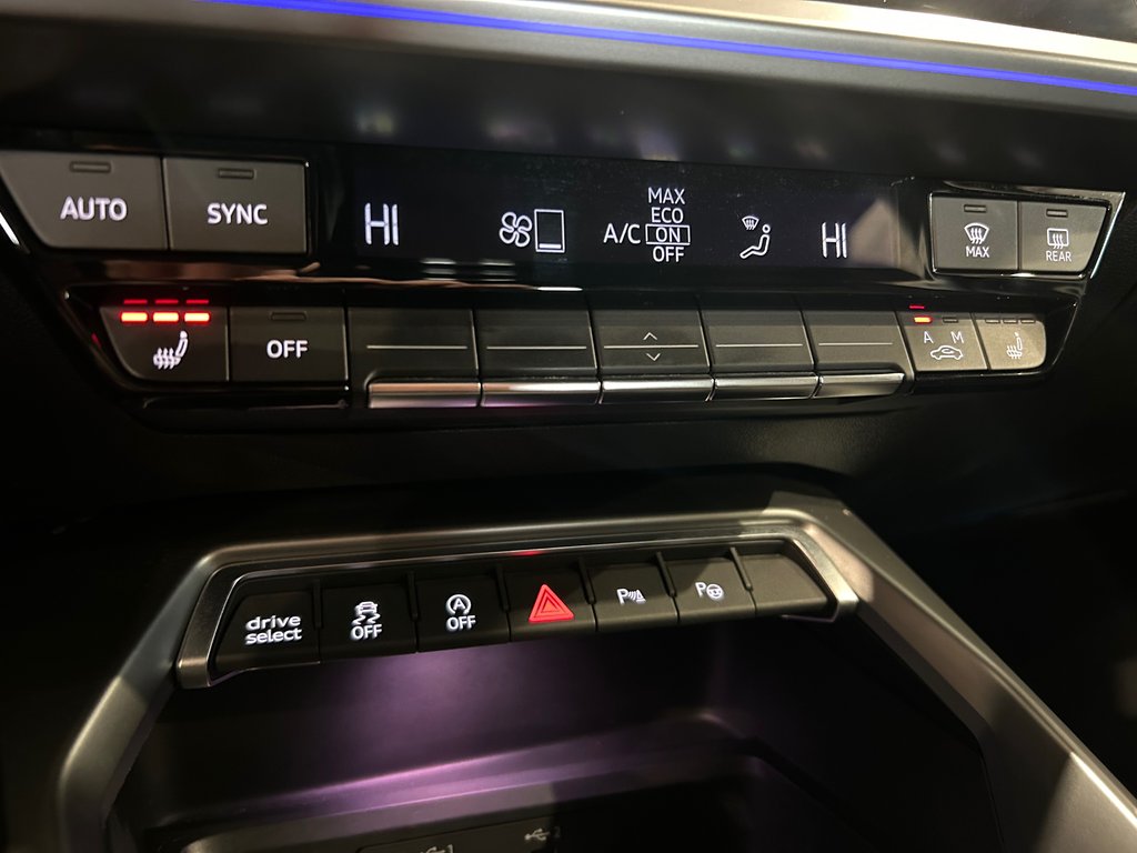 Audi A3 Sedan Progressiv, JAMAIS ACCIDENTÉ,, CUIR, AWD 2022 à Mirabel, Québec - 21 - w1024h768px