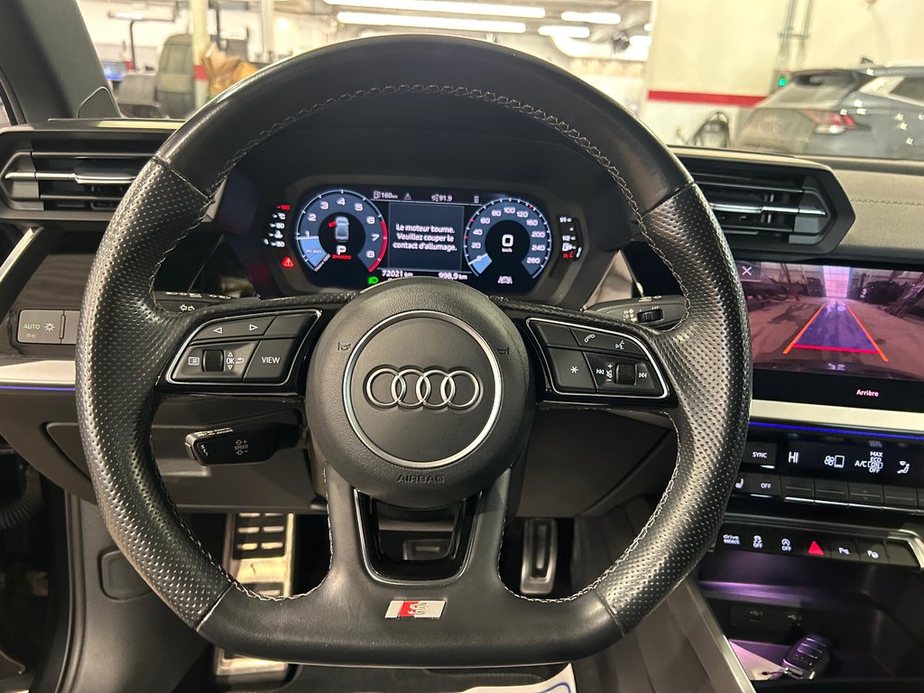 Audi A3 Sedan Progressiv, JAMAIS ACCIDENTÉ,, CUIR, AWD 2022 à Mirabel, Québec - 11 - w1024h768px