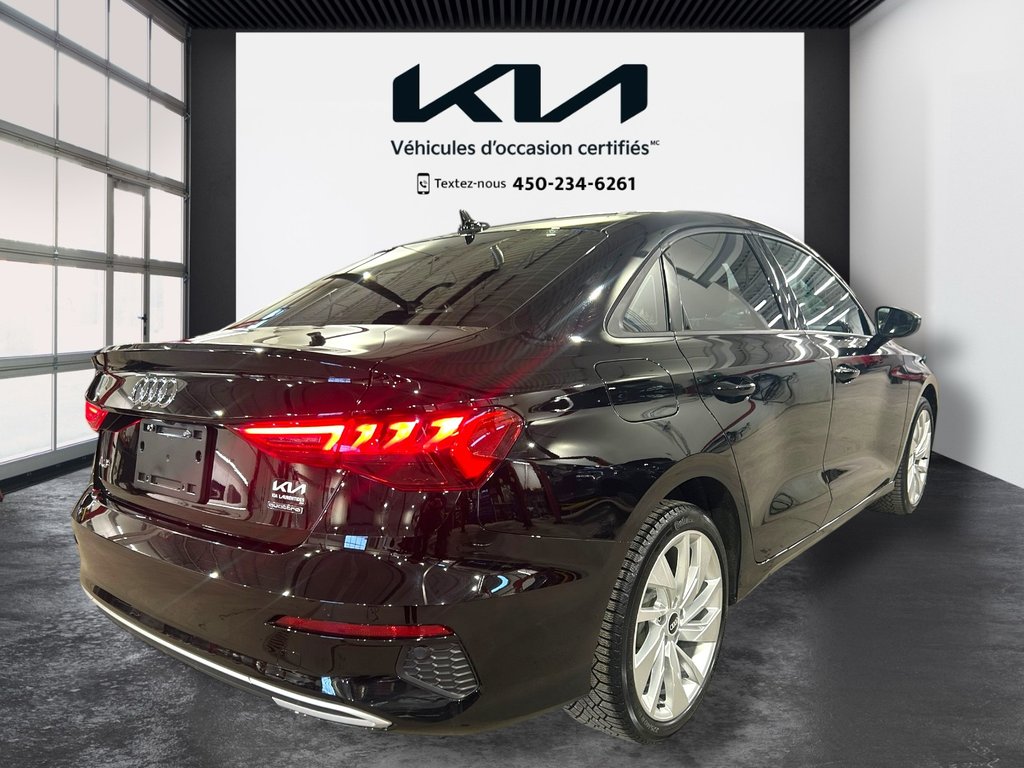 Audi A3 Sedan Komfort,  MAGS, AWD, CUIR, TOIT 2022 à Mirabel, Québec - 32 - w1024h768px