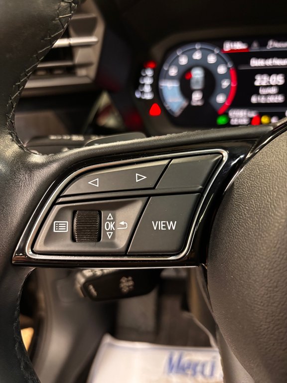 2022 Audi A3 Sedan Komfort,  MAGS, AWD, CUIR, TOIT in Mirabel, Quebec - 13 - w1024h768px