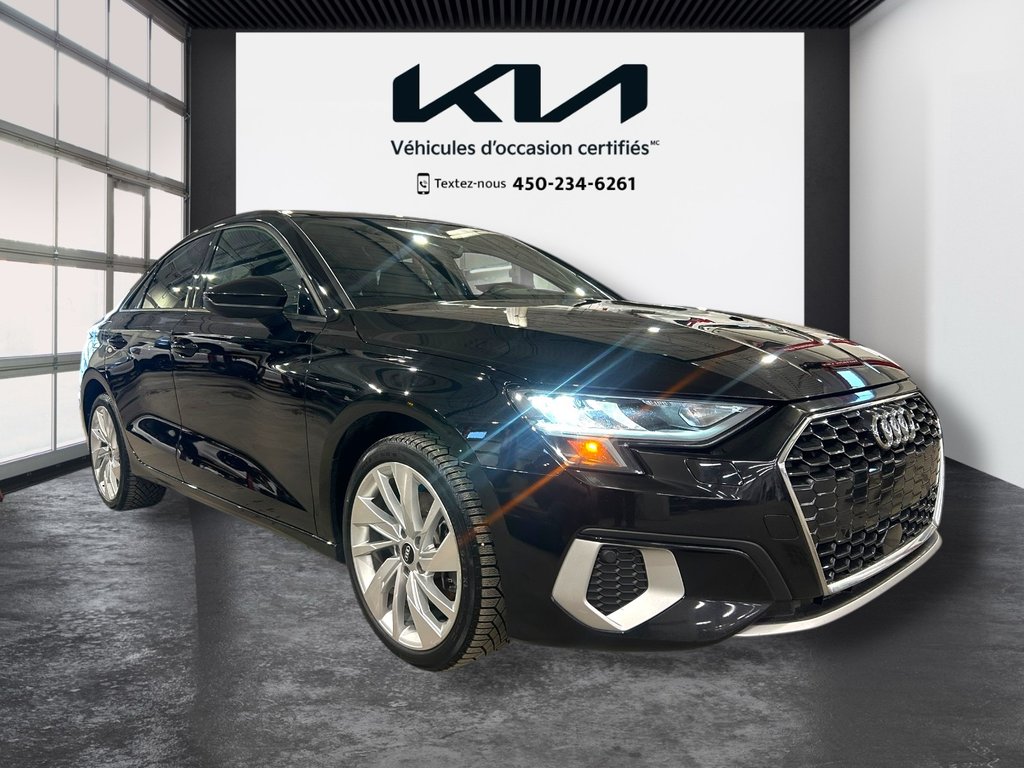 Audi A3 Sedan Komfort,  MAGS, AWD, CUIR, TOIT 2022 à Mirabel, Québec - 36 - w1024h768px