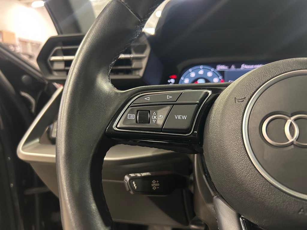 Audi A3 Sedan Komfort,  MAGS, AWD, CUIR, TOIT 2022 à Mirabel, Québec - 16 - w1024h768px
