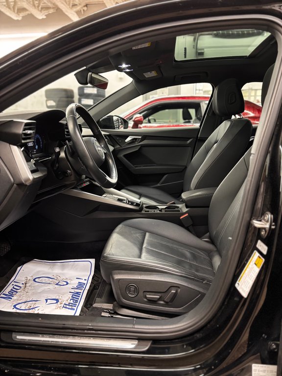 2022 Audi A3 Sedan Komfort,  MAGS, AWD, CUIR, TOIT in Mirabel, Quebec - 7 - w1024h768px