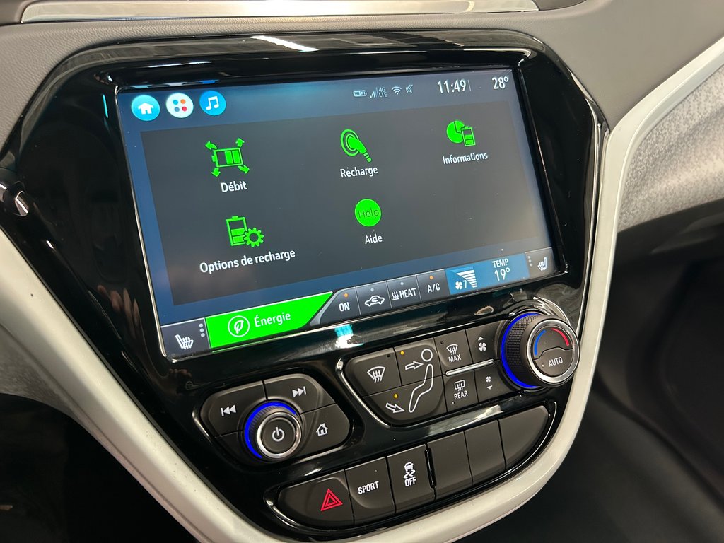 Chevrolet Bolt EV LT, JAMAIS ACCIDENTÉ, 417KM AUTONOMIE, MAGS 2021 à Mirabel, Québec - 17 - w1024h768px