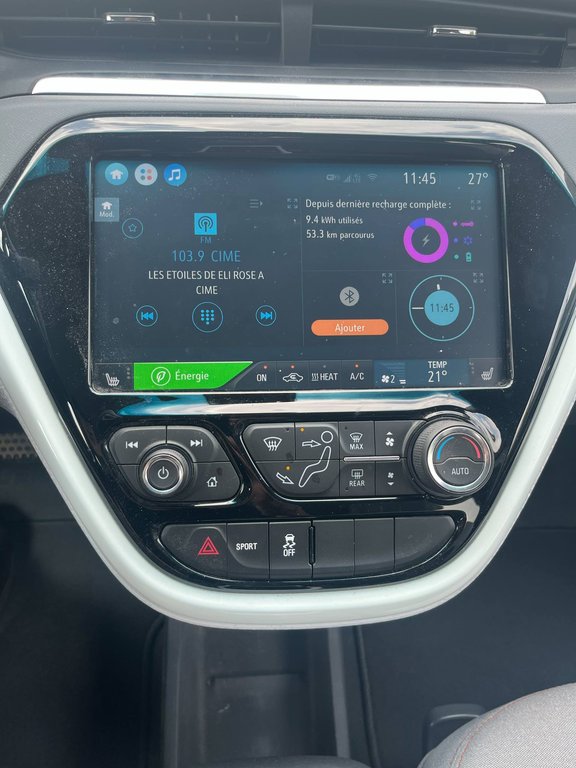2021 Chevrolet Bolt EV LT, JAMAIS ACCIDENTÉ, 417KM AUTONOMIE, MAGS in Mirabel, Quebec - 14 - w1024h768px