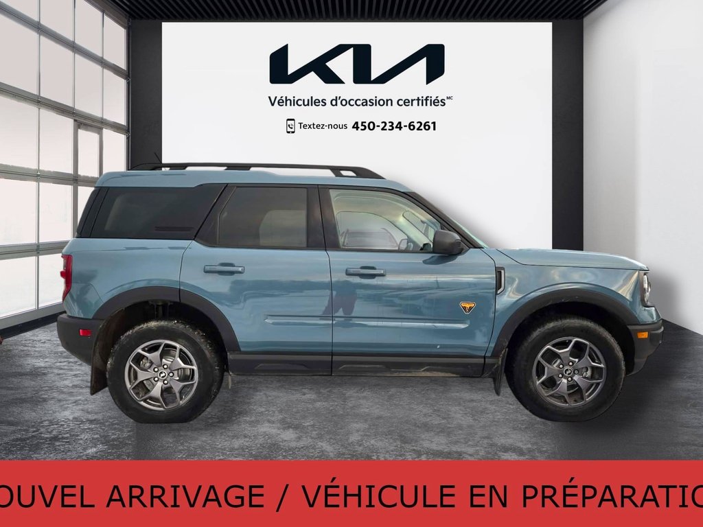 2023 Ford Bronco Sport Badlands, JAMAIS ACCIDENTÉ, CUIR, TOIT, GPS, AWD in Mirabel, Quebec - 22 - w1024h768px