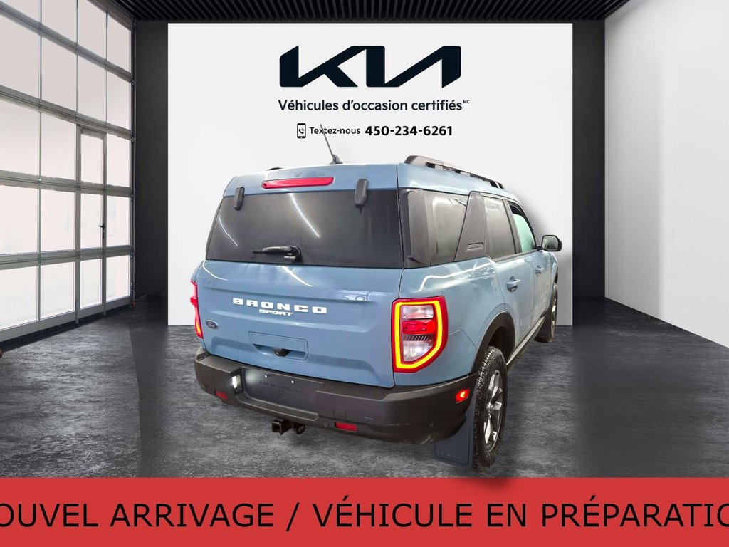 2023 Ford Bronco Sport Badlands, JAMAIS ACCIDENTÉ, CUIR, TOIT, GPS, AWD in Mirabel, Quebec - 21 - w1024h768px