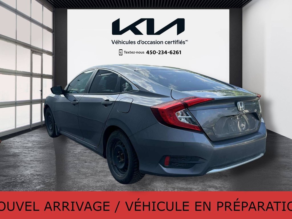 2021 Honda Civic Sedan LX, JAMAIS ACCIDENTÉ, AUTOMATIQUE, A/C in Mirabel, Quebec - 10 - w1024h768px
