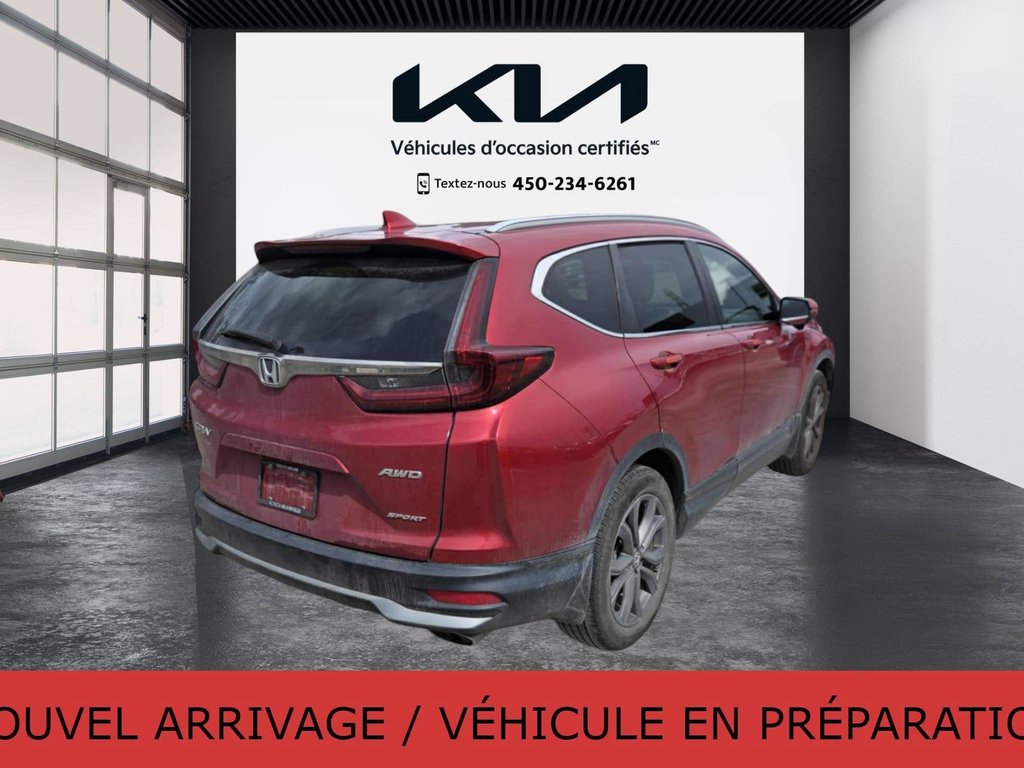 2021 Honda CR-V SPORT, AWD, TOIT, MAGS, JAMAIS ACCIDENTÉ in Mirabel, Quebec - 10 - w1024h768px