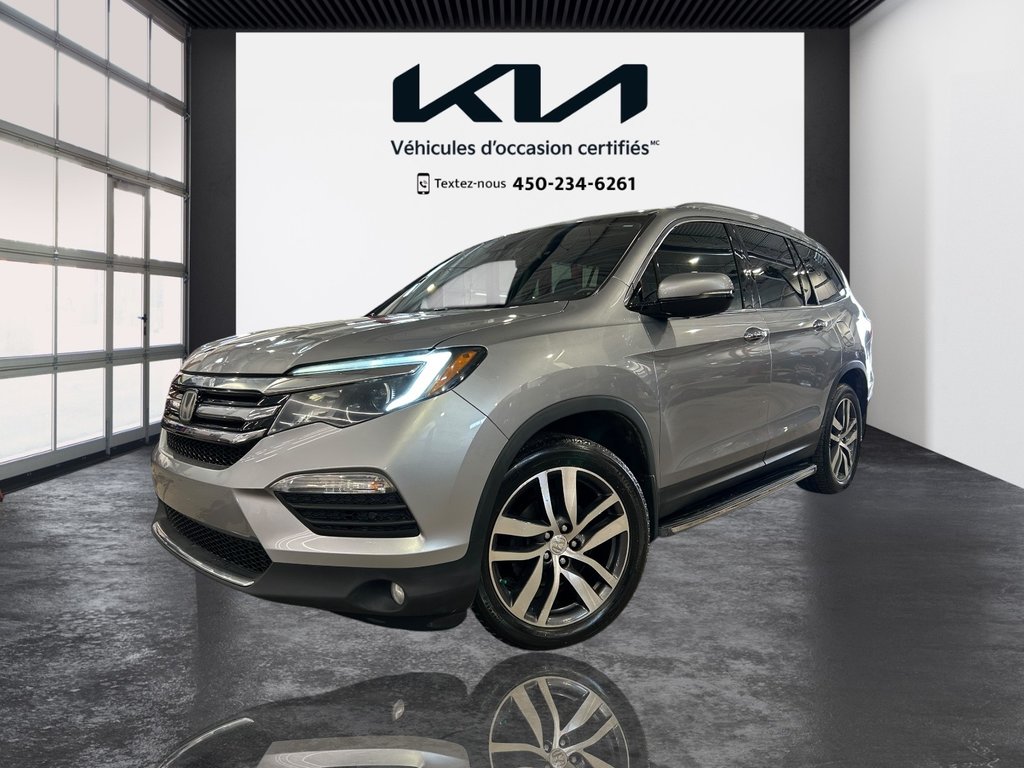 2017 Honda Pilot Touring, 8 PNEUS, 7 PLACES, CUIR, TOIT, GPS, DVD in Mirabel, Quebec - 1 - w1024h768px