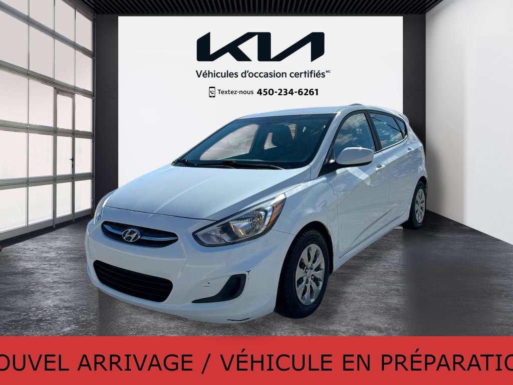 Hyundai Accent GL, JAMAIS ACCIDENTÉ, AUTOMATIQUE, 8 PNEUS 2017 à Mirabel, Québec - 1 - w1024h768px