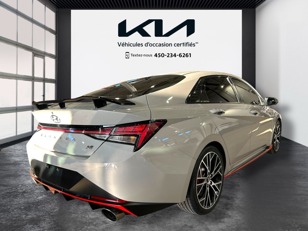 Hyundai Elantra N DCT, JAMAIS ACCIDENTÉ, GPS, CUIR/SUEDE, TOIT, BOSE 2023 à Mirabel, Québec - 32 - w1024h768px