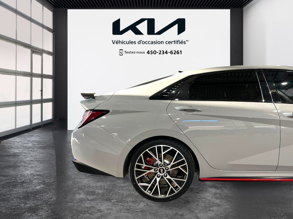 Hyundai Elantra N DCT, JAMAIS ACCIDENTÉ, GPS, CUIR/SUEDE, TOIT, BOSE 2023 à Mirabel, Québec - 34 - w1024h768px