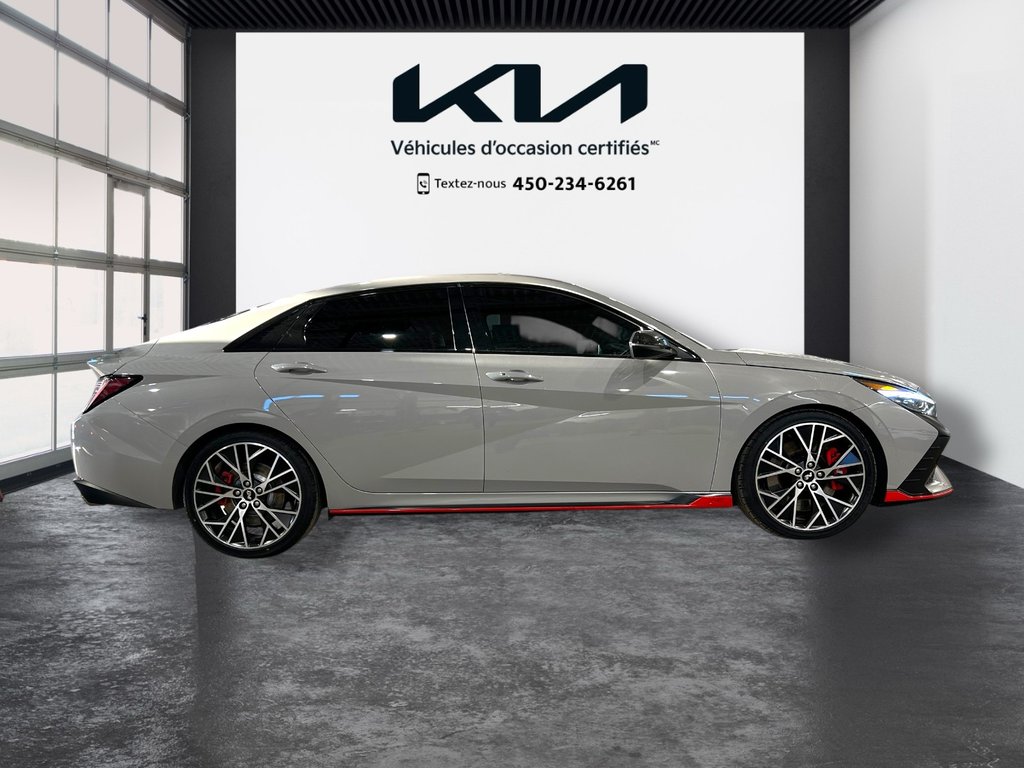 Hyundai Elantra N DCT, JAMAIS ACCIDENTÉ, GPS, CUIR/SUEDE, TOIT, BOSE 2023 à Mirabel, Québec - 33 - w1024h768px