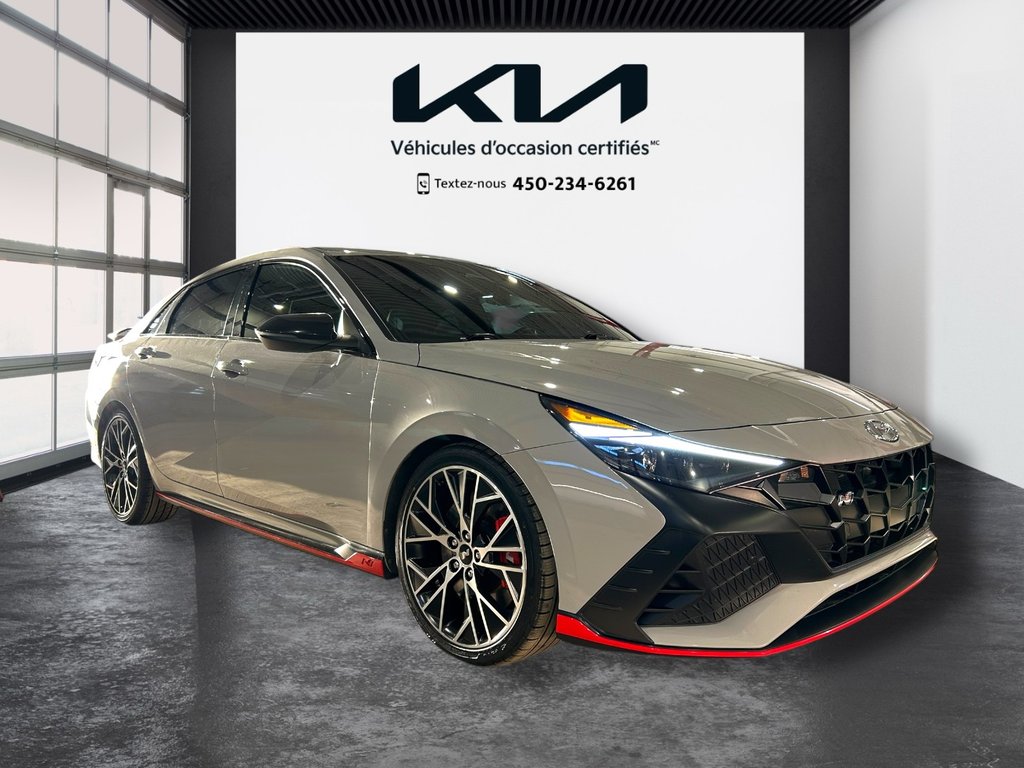 Hyundai Elantra N DCT, JAMAIS ACCIDENTÉ, GPS, CUIR/SUEDE, TOIT, BOSE 2023 à Mirabel, Québec - 36 - w1024h768px