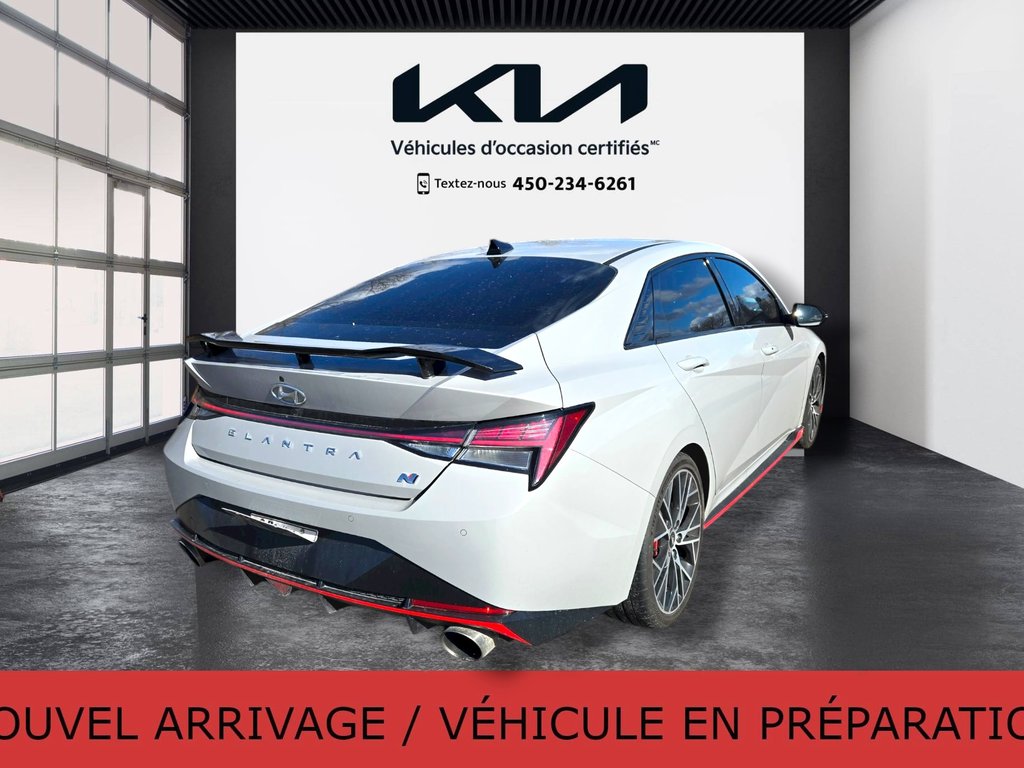 Hyundai Elantra N DCT, JAMAIS ACCIDENTÉ, GPS, CUIR/SUEDE, TOIT, BOSE 2023 à Mirabel, Québec - 22 - w1024h768px