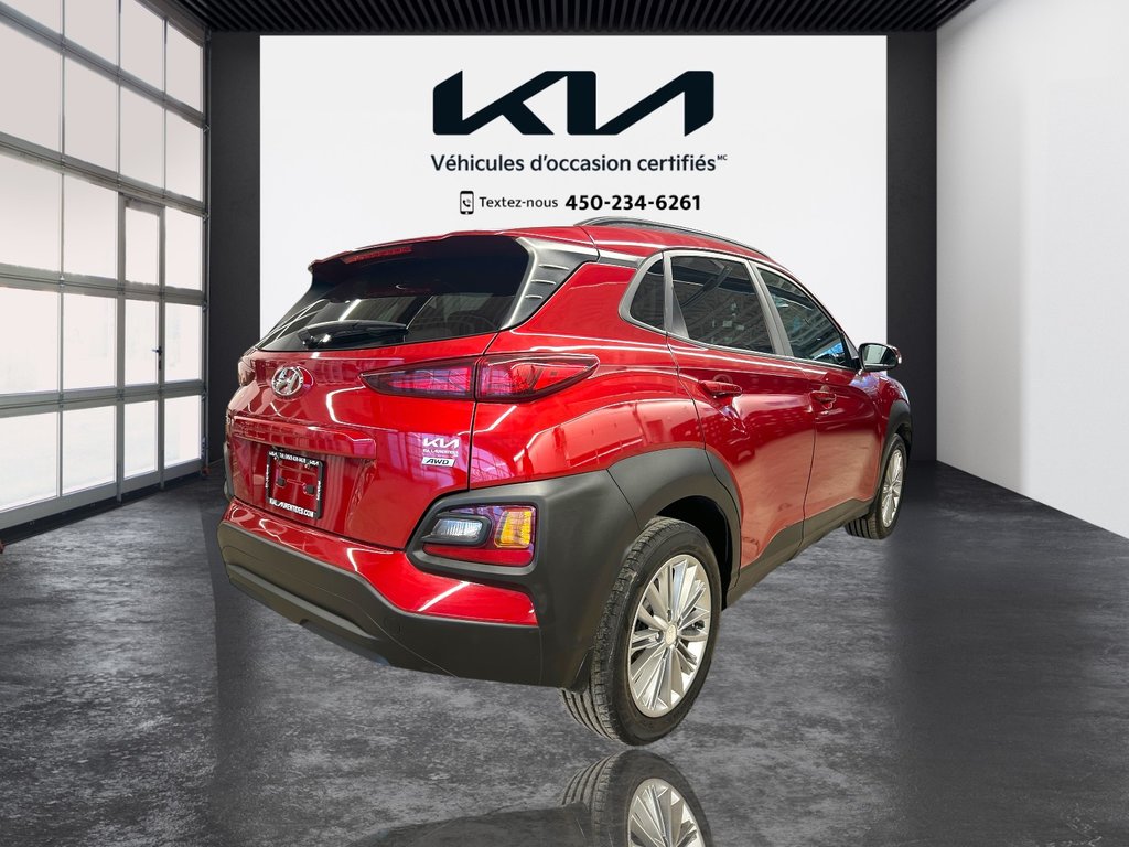 Hyundai Kona Luxury, 8 PNEUS, AWD, CUIR, TOIT, MAGS 2020 à Mirabel, Québec - 35 - w1024h768px