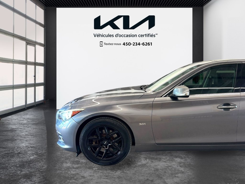 2017 Infiniti Q50 PREMIUM, 3.0T, AWD, 8 ROUES, TOIT, AUCUN ACCIDENT in Mirabel, Quebec - 4 - w1024h768px