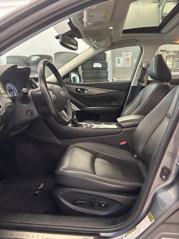 2017 Infiniti Q50 PREMIUM, 3.0T, AWD, 8 ROUES, TOIT, AUCUN ACCIDENT in Mirabel, Quebec - 7 - w1024h768px