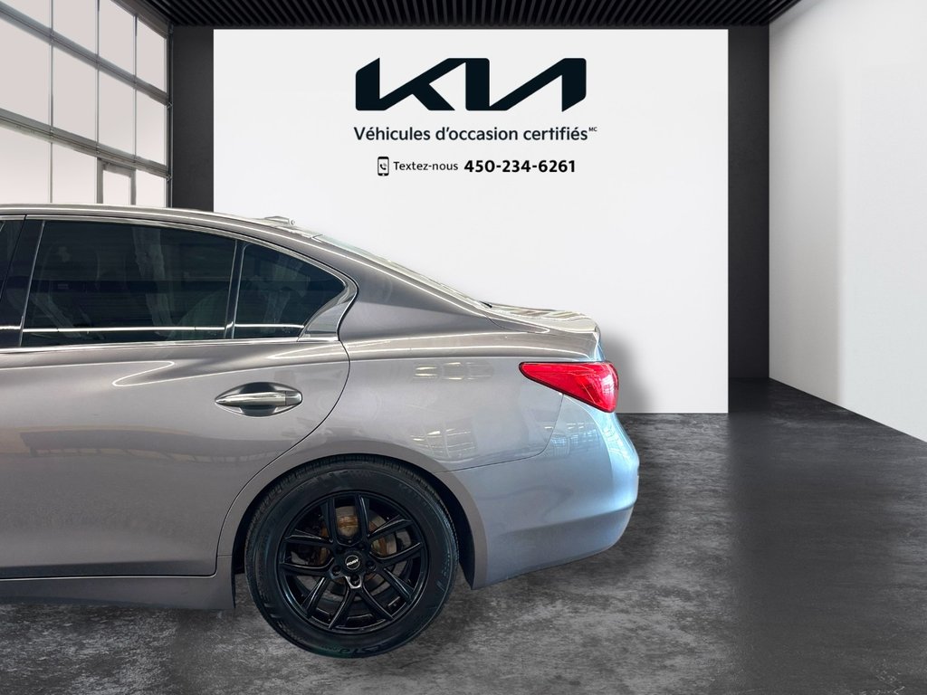 2017 Infiniti Q50 PREMIUM, 3.0T, AWD, 8 ROUES, TOIT, AUCUN ACCIDENT in Mirabel, Quebec - 27 - w1024h768px