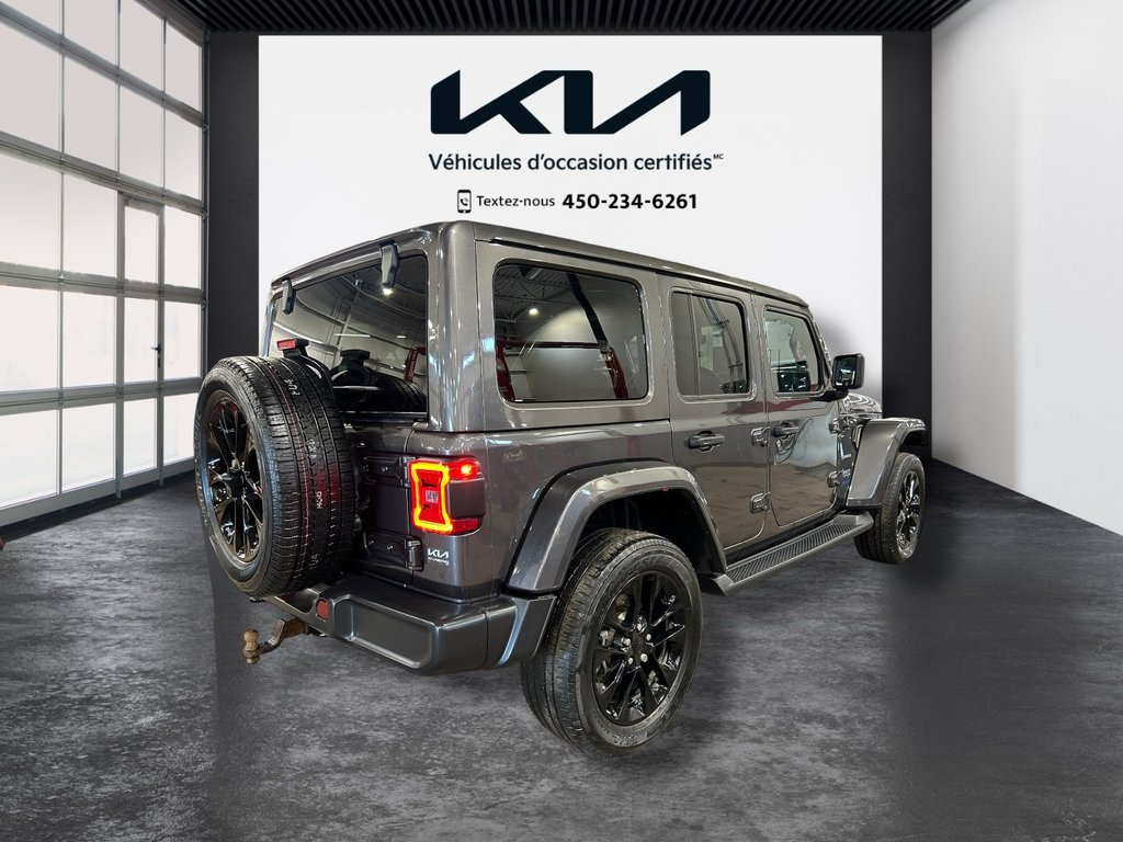 Jeep Wrangler 4xe Unlimited Sahara, 2 TOIS, 8 PNEUS, AUCUN ACCIDENT 2021 à Mirabel, Québec - 32 - w1024h768px