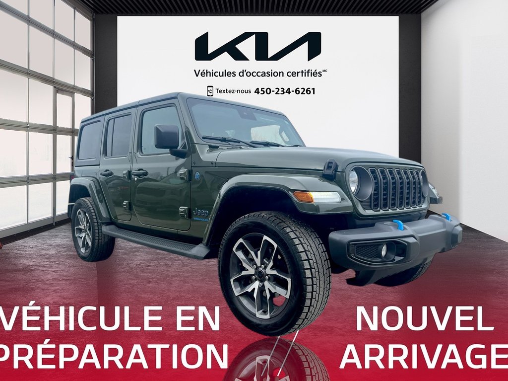 Jeep Wrangler 4xe Sport S, JAMAIS ACCIDENTÉ, 8 PNEUS, AUTOMATIQUE 2024 à Mirabel, Québec - 30 - w1024h768px