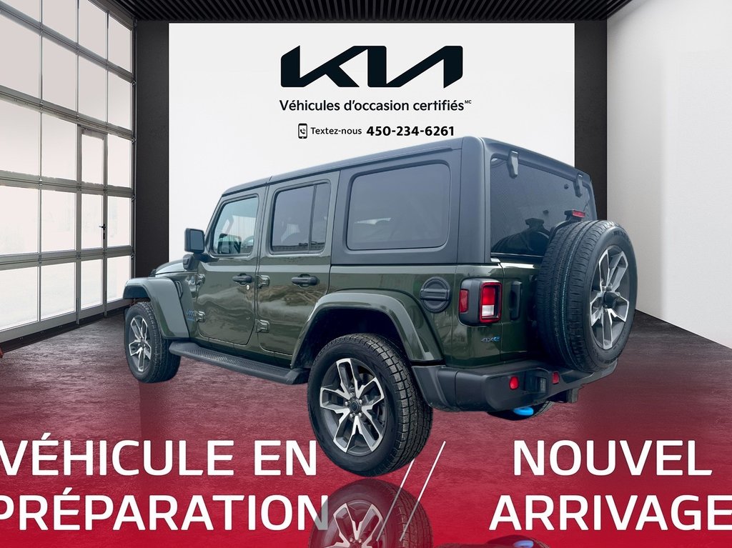 Jeep Wrangler 4xe Sport S, JAMAIS ACCIDENTÉ, 8 PNEUS, AUTOMATIQUE 2024 à Mirabel, Québec - 13 - w1024h768px