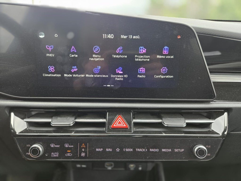 Kia Niro Plug-In Hybrid EX, JAMAIS ACCIDENTÉ, GPS, CUIR/TISSUS 2023 à Mirabel, Québec - 18 - w1024h768px