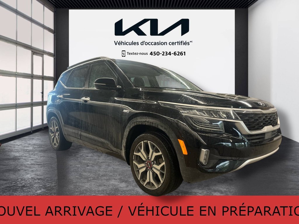 Kia Seltos SX Turbo, JAMAIS ACCIDENTÉ, CUIR, TOIT, AWD, GPS 2021 à Mirabel, Québec - 22 - w1024h768px