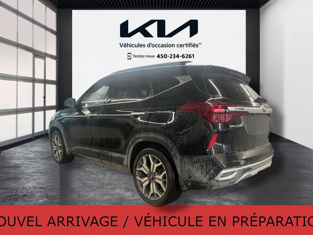Kia Seltos SX Turbo, JAMAIS ACCIDENTÉ, CUIR, TOIT, AWD, GPS 2021 à Mirabel, Québec - 12 - w1024h768px