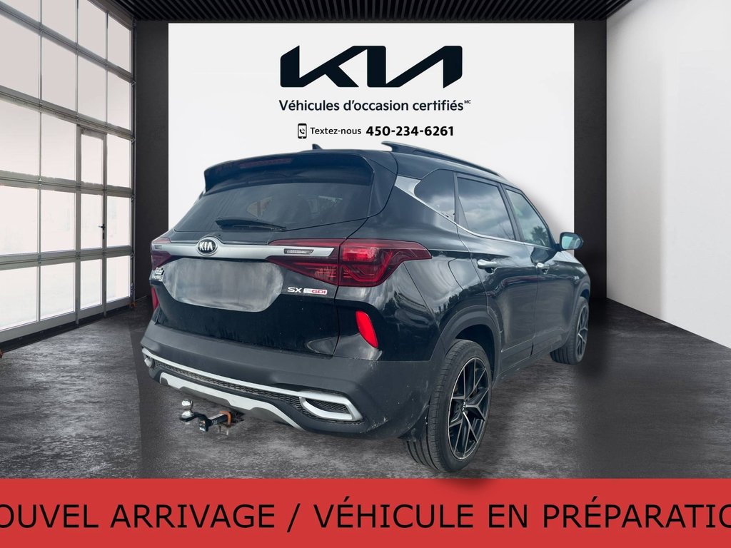 Kia Seltos SX Turbo, CUIR, TOIT, MAGS, GPS, HUD 2021 à Mirabel, Québec - 22 - w1024h768px