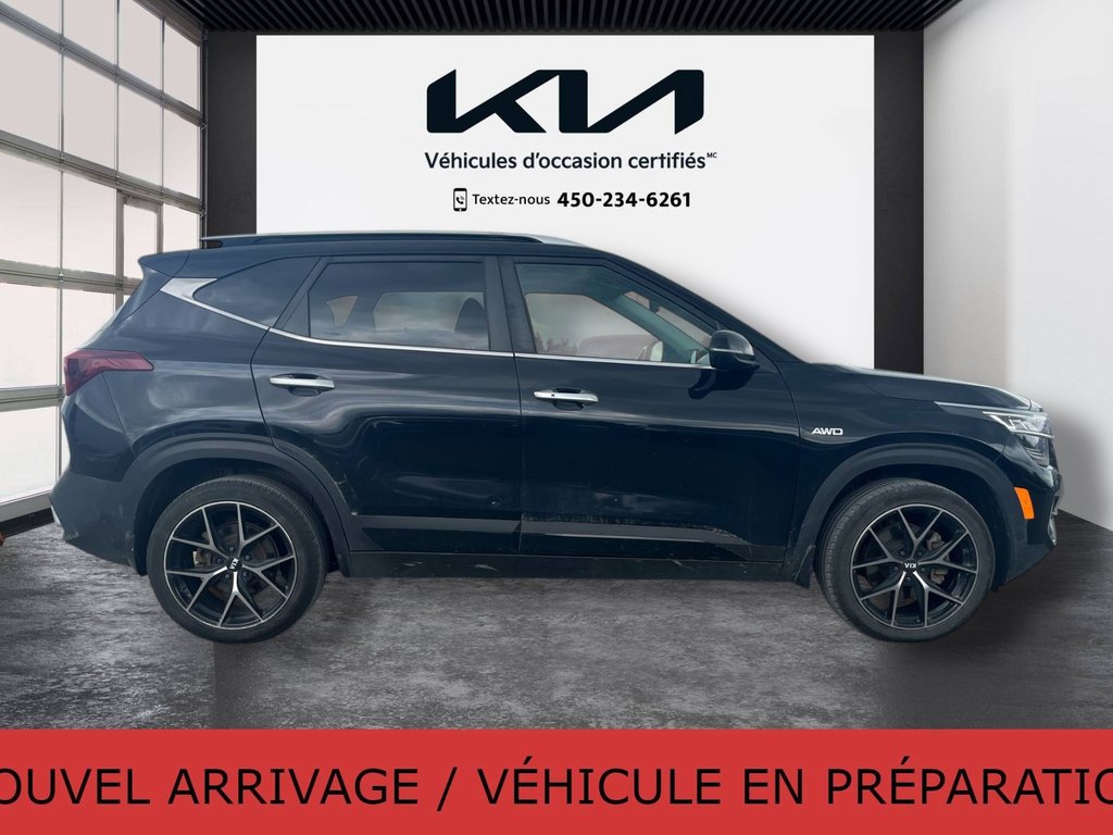 Kia Seltos SX Turbo, CUIR, TOIT, MAGS, GPS, HUD 2021 à Mirabel, Québec - 23 - w1024h768px