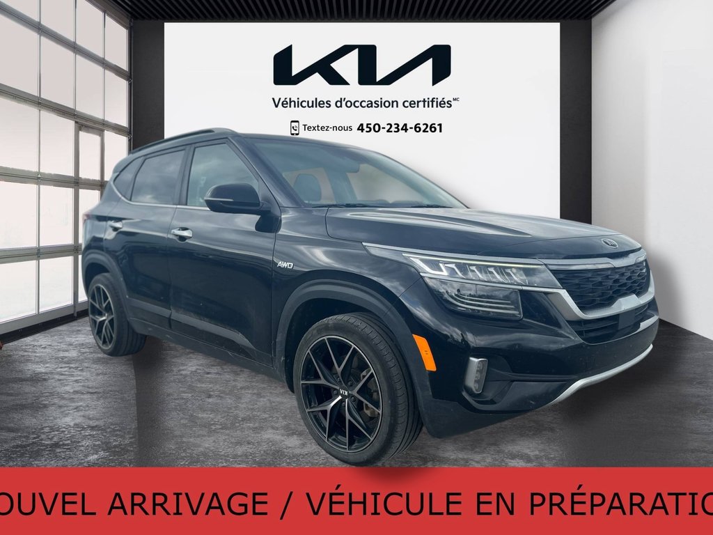 Kia Seltos SX Turbo, CUIR, TOIT, MAGS, GPS, HUD 2021 à Mirabel, Québec - 24 - w1024h768px