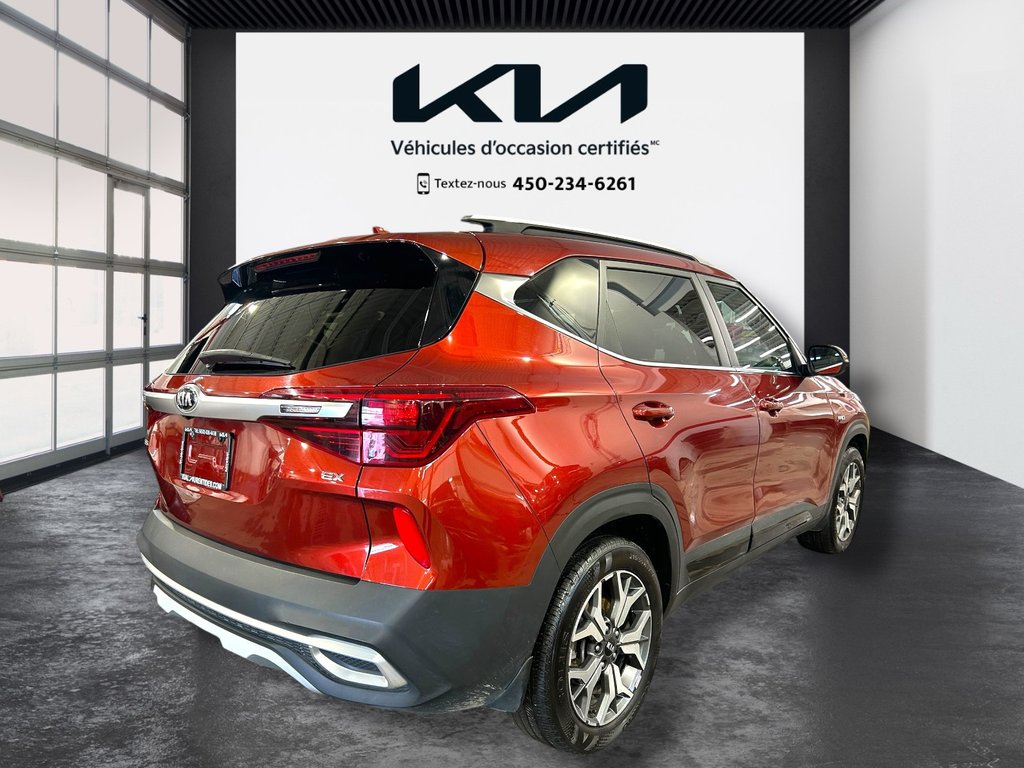 Kia Seltos EX PREMIUM, JAMAIS ACCIDENTÉ, CUIR, TOIT, GPS, AWD 2021 à Mirabel, Québec - 34 - w1024h768px
