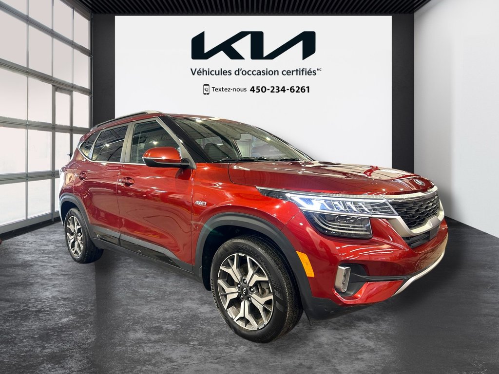 Kia Seltos EX PREMIUM, JAMAIS ACCIDENTÉ, CUIR, TOIT, GPS, AWD 2021 à Mirabel, Québec - 40 - w1024h768px