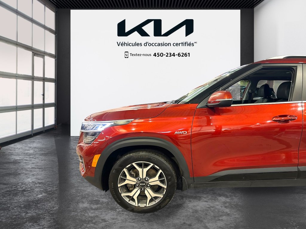 Kia Seltos EX PREMIUM, JAMAIS ACCIDENTÉ, CUIR, TOIT, GPS, AWD 2021 à Mirabel, Québec - 6 - w1024h768px