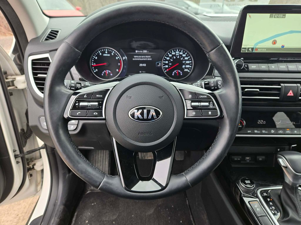 2021 Kia Seltos SX Turbo, JAMAIS ACCIDENTÉ, CUIR, AWD, 8 MAGS in Mirabel, Quebec - 10 - w1024h768px