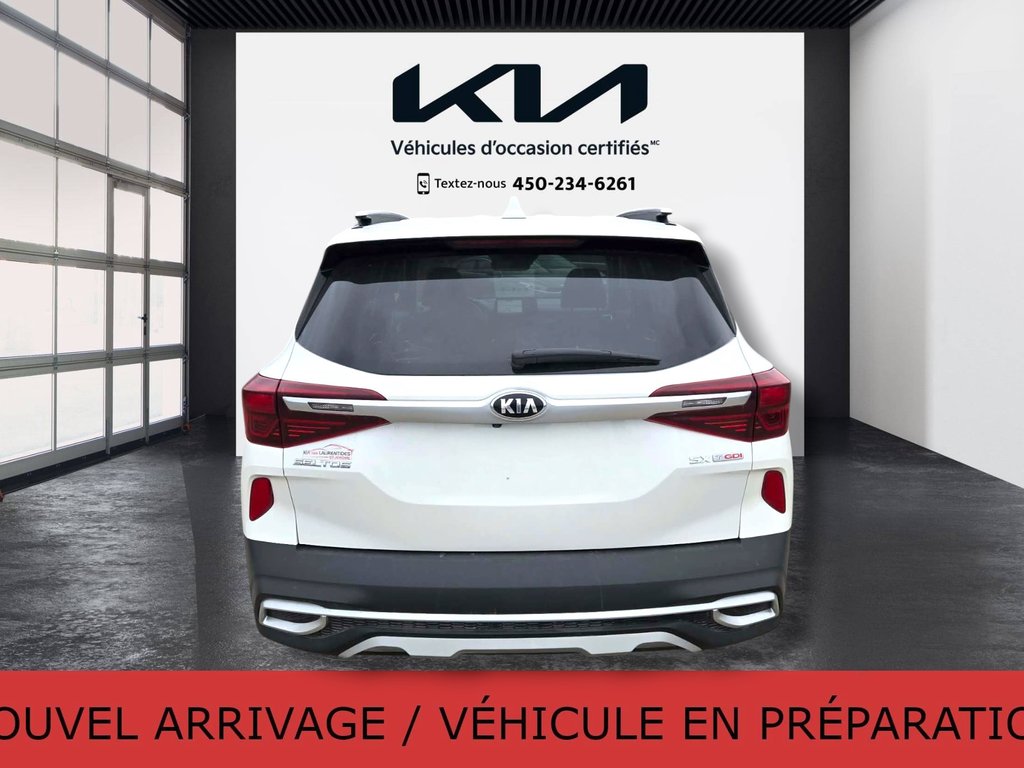 2021 Kia Seltos SX Turbo, JAMAIS ACCIDENTÉ, CUIR, AWD, 8 MAGS in Mirabel, Quebec - 21 - w1024h768px
