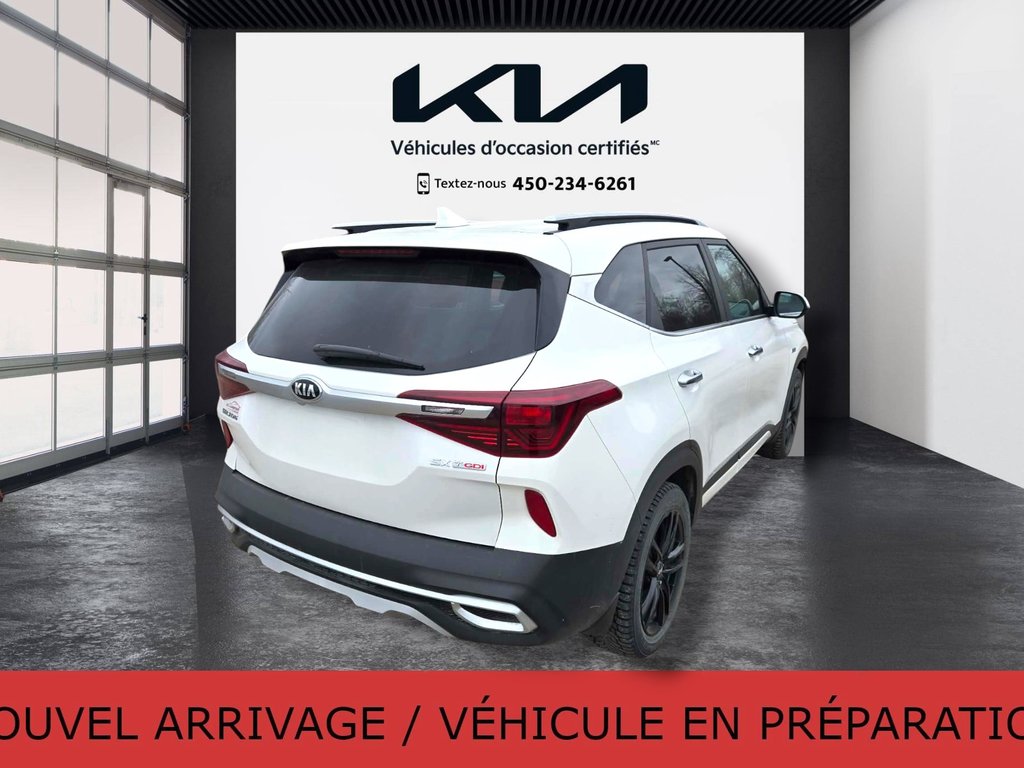2021 Kia Seltos SX Turbo, JAMAIS ACCIDENTÉ, CUIR, AWD, 8 MAGS in Mirabel, Quebec - 22 - w1024h768px
