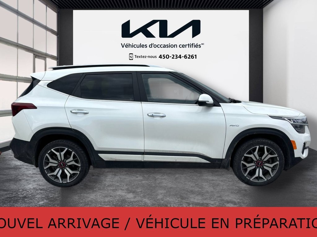 Kia Seltos SX Turbo, JAMAIS ACCIDENTÉ, CUIR, TOIT, HUD, MAGS 2022 à Mirabel, Québec - 24 - w1024h768px
