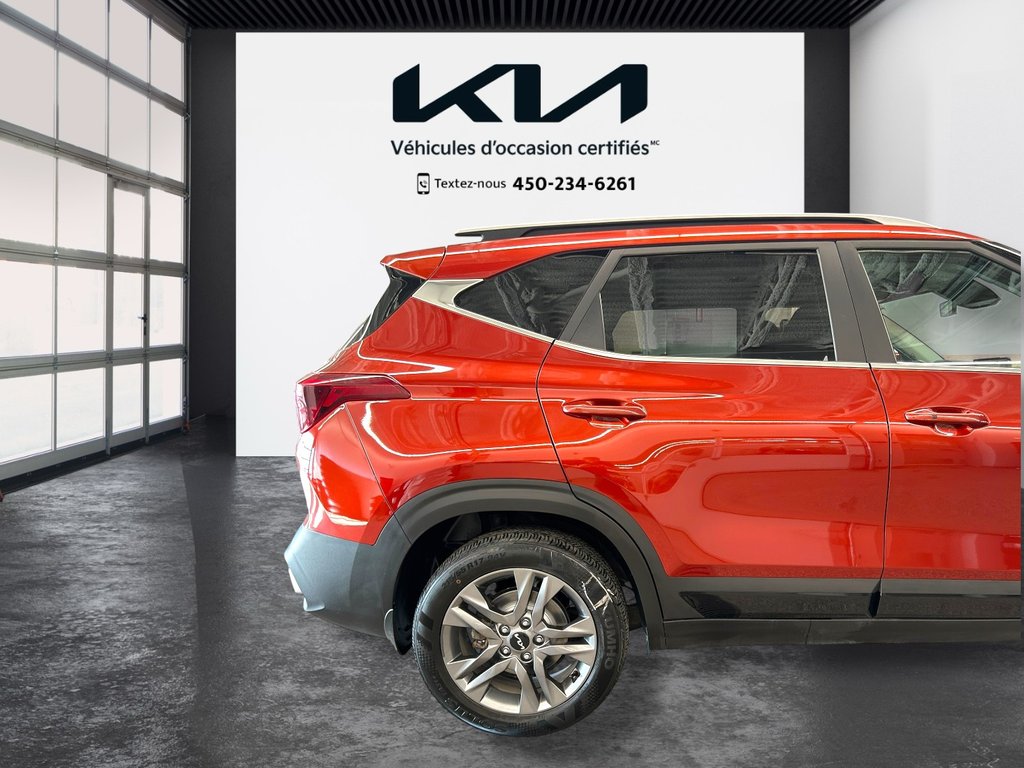 2022 Kia Seltos EX, CUIR, TOIT, AWD, MAGS, VOLANT CHAUFFANT in Mirabel, Quebec - 37 - w1024h768px
