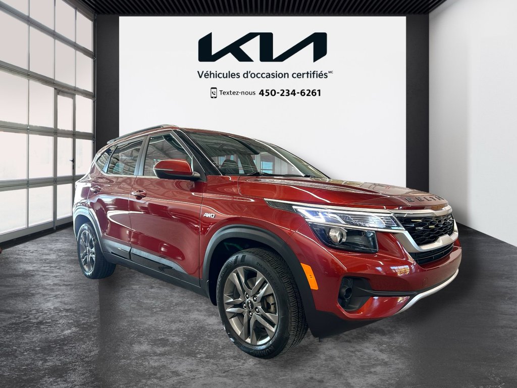 2022 Kia Seltos EX, CUIR, TOIT, AWD, MAGS, VOLANT CHAUFFANT in Mirabel, Quebec - 39 - w1024h768px