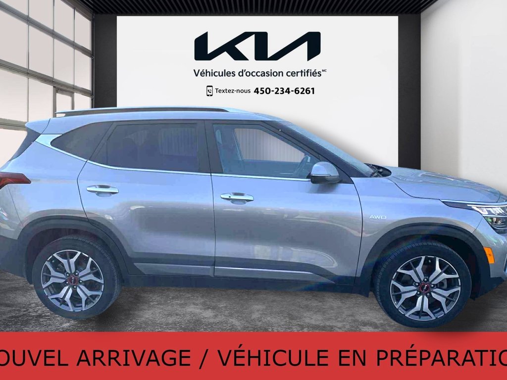 2022 Kia Seltos SX Turbo, JAMAIS ACCIDENTÉ, CUIR, TOIT, AWD, GPS in Mirabel, Quebec - 21 - w1024h768px