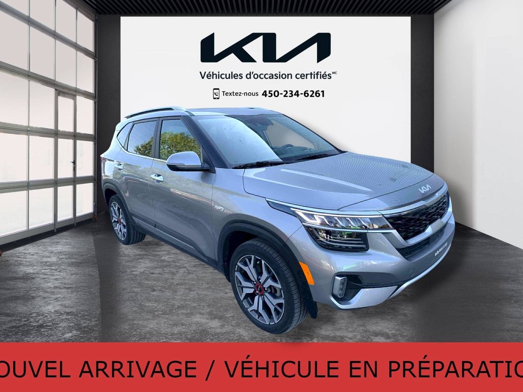 2022 Kia Seltos SX Turbo, JAMAIS ACCIDENTÉ, CUIR, TOIT, AWD, GPS in Mirabel, Quebec - 22 - w1024h768px
