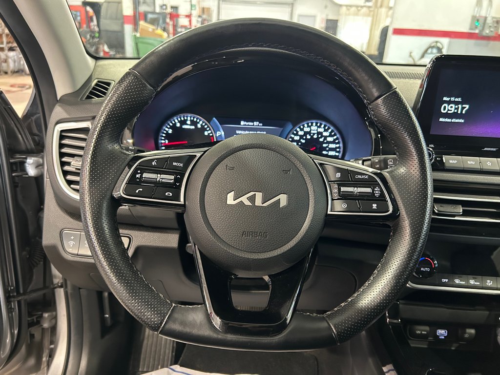 Kia Seltos SX Turbo, JAMAIS ACCIDENTÉ, CUIR, TOIT, AWD, GPS 2022 à Mirabel, Québec - 12 - w1024h768px