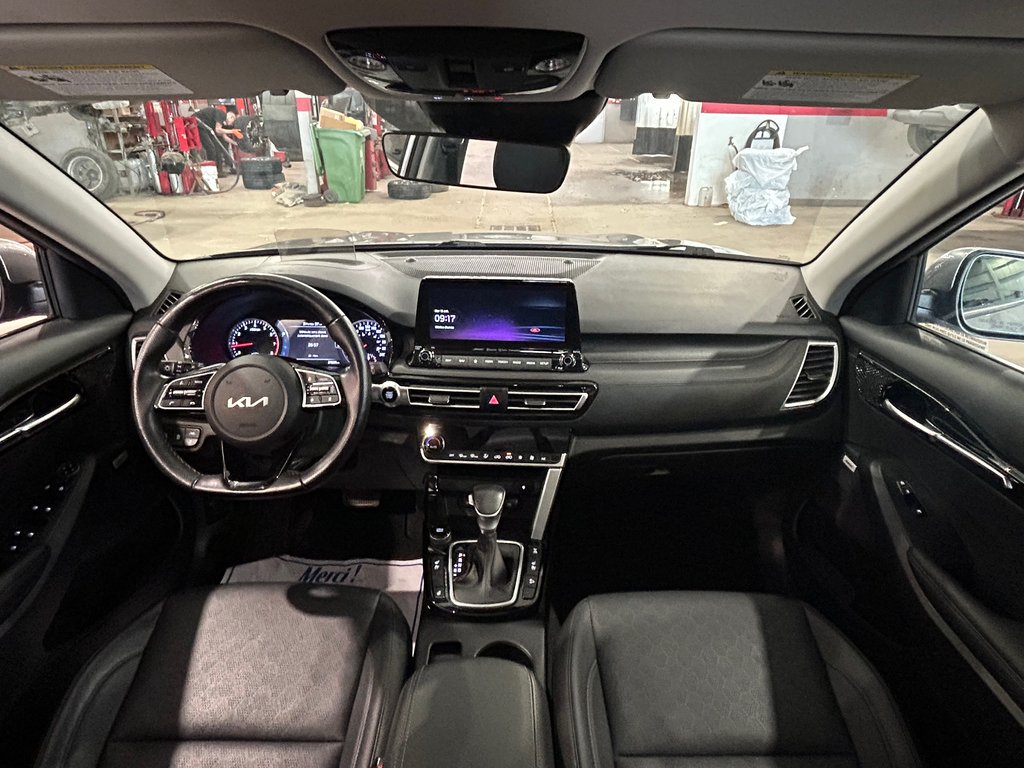 Kia Seltos SX Turbo, JAMAIS ACCIDENTÉ, CUIR, TOIT, AWD, GPS 2022 à Mirabel, Québec - 3 - w1024h768px