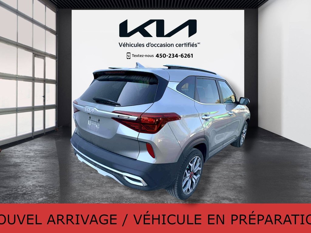 2022 Kia Seltos SX Turbo, JAMAIS ACCIDENTÉ, CUIR, TOIT, AWD, GPS in Mirabel, Quebec - 20 - w1024h768px