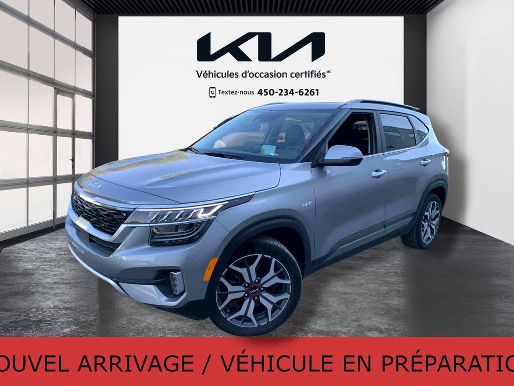 2022 Kia Seltos SX Turbo, JAMAIS ACCIDENTÉ, CUIR, TOIT, AWD, GPS in Mirabel, Quebec - 1 - w1024h768px