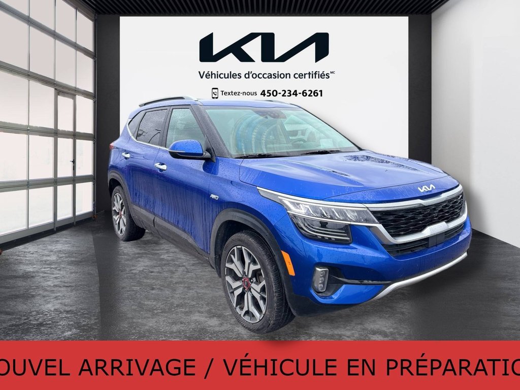 Kia Seltos SX Turbo, JAMAIS ACCIDENTÉ, CUIR, TOIT, GPS, HUD 2023 à Mirabel, Québec - 27 - w1024h768px